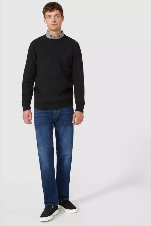 Produktbild Universal Textiles Cable Sweatshirt Rundhalsausschnitt (L)