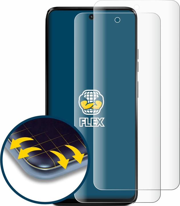 Actual product image BROTECT Full-Screen Protector (2 Piece, Motorola Moto G34)