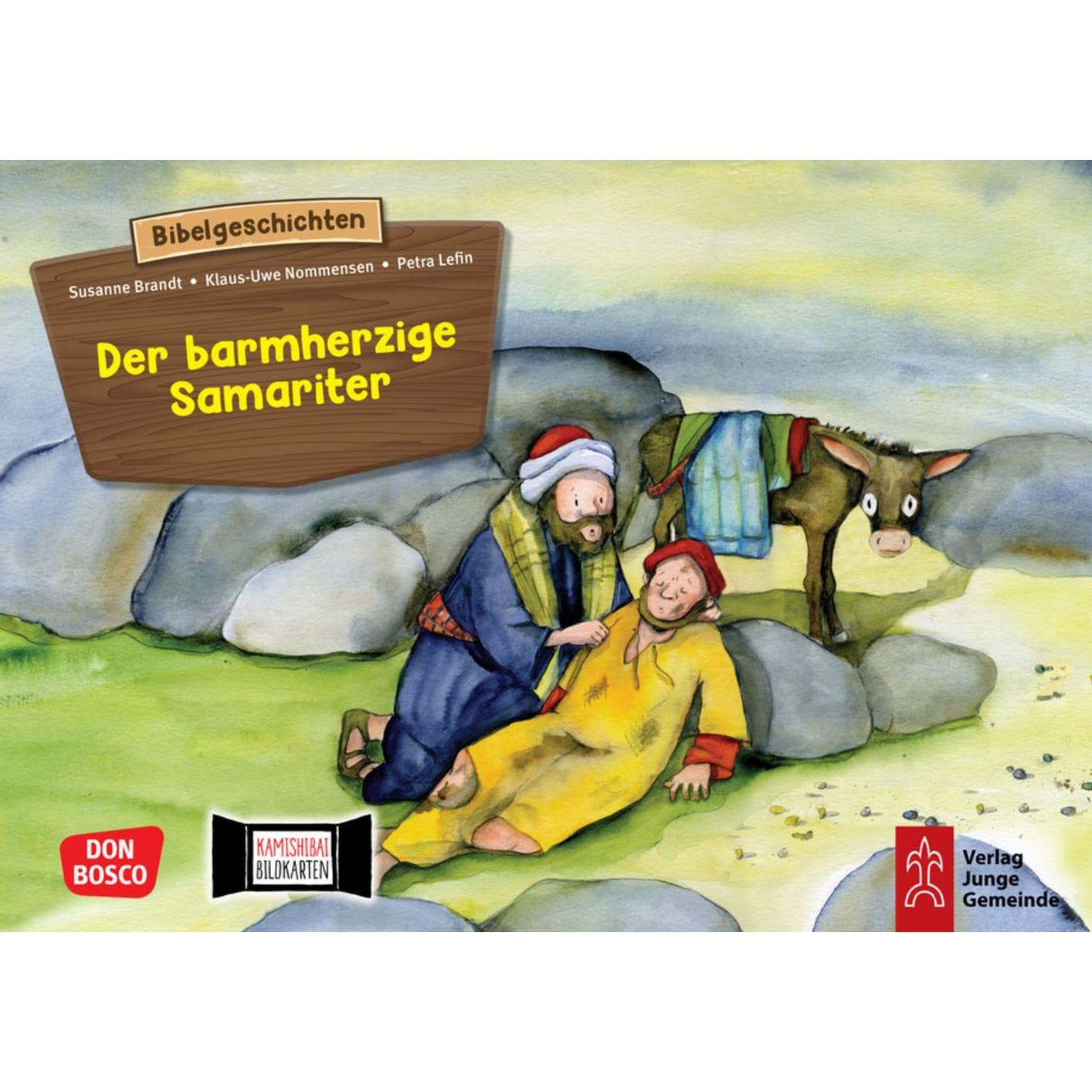 Bildkarten für unser Erzähltheater: Der barmherzige Samariter, Fachbücher von Petra Lefin