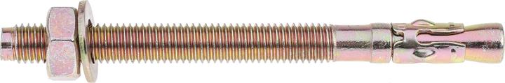 Produktbild RS PRO 10x120 Throughbolt Zinc & Yellow