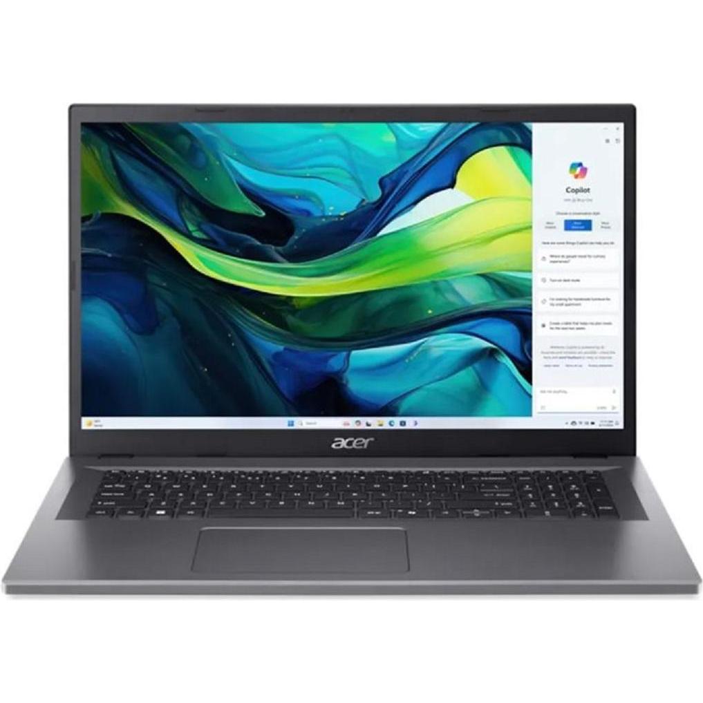 Acer Aspire Go 17 (17.30", 512 GB, 8 GB, DE, Intel Core 3 N355), Notebook, Grau