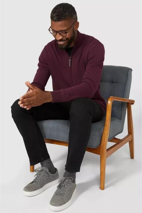 Produktbild Universal Textiles Premium Pullover Durchgehender Reissverschluss (M)