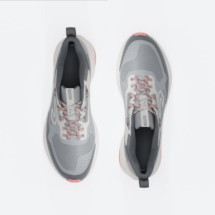 Actual product image Kalenji Trailrunningschuhe Damen - JogFlow 190 Grip dunkelgrau/pink (42)