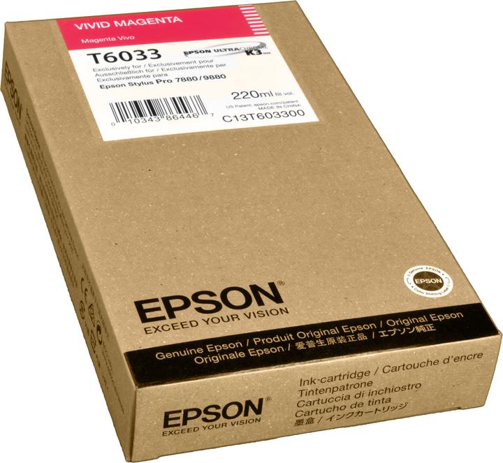 Actual product image Epson T6033 Vivid (M)