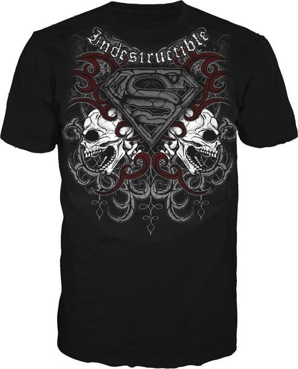 Actual product image Bioworld Merchandising Superman T- Indestructible (M)
