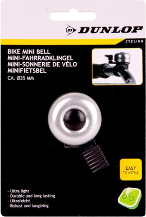 Actual product image Dunlop Bike bell mini 35mm 2as ALU