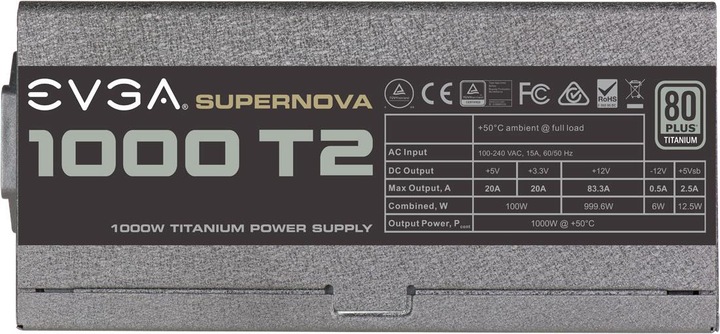 Actual product image EVGA SuperNOVA T2 (1000 W)