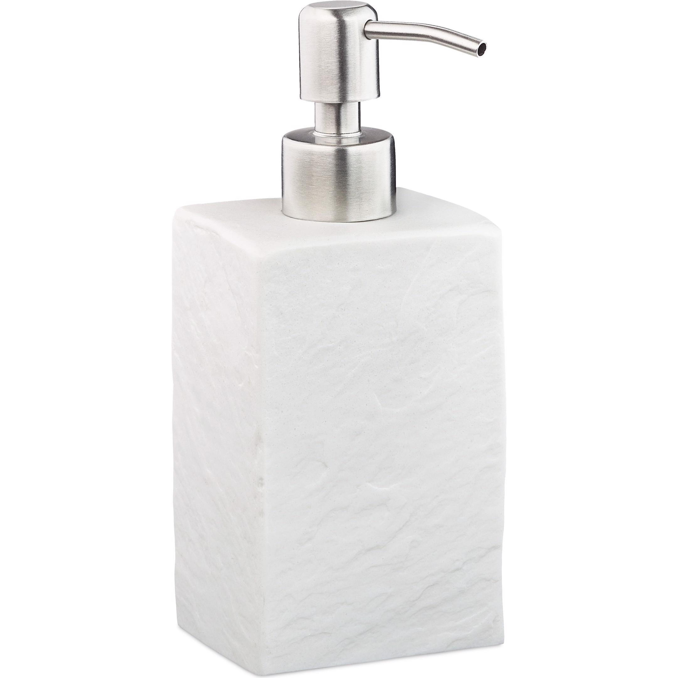 Relaxdays, Seifenspender + Seifenschale, Seifenspender