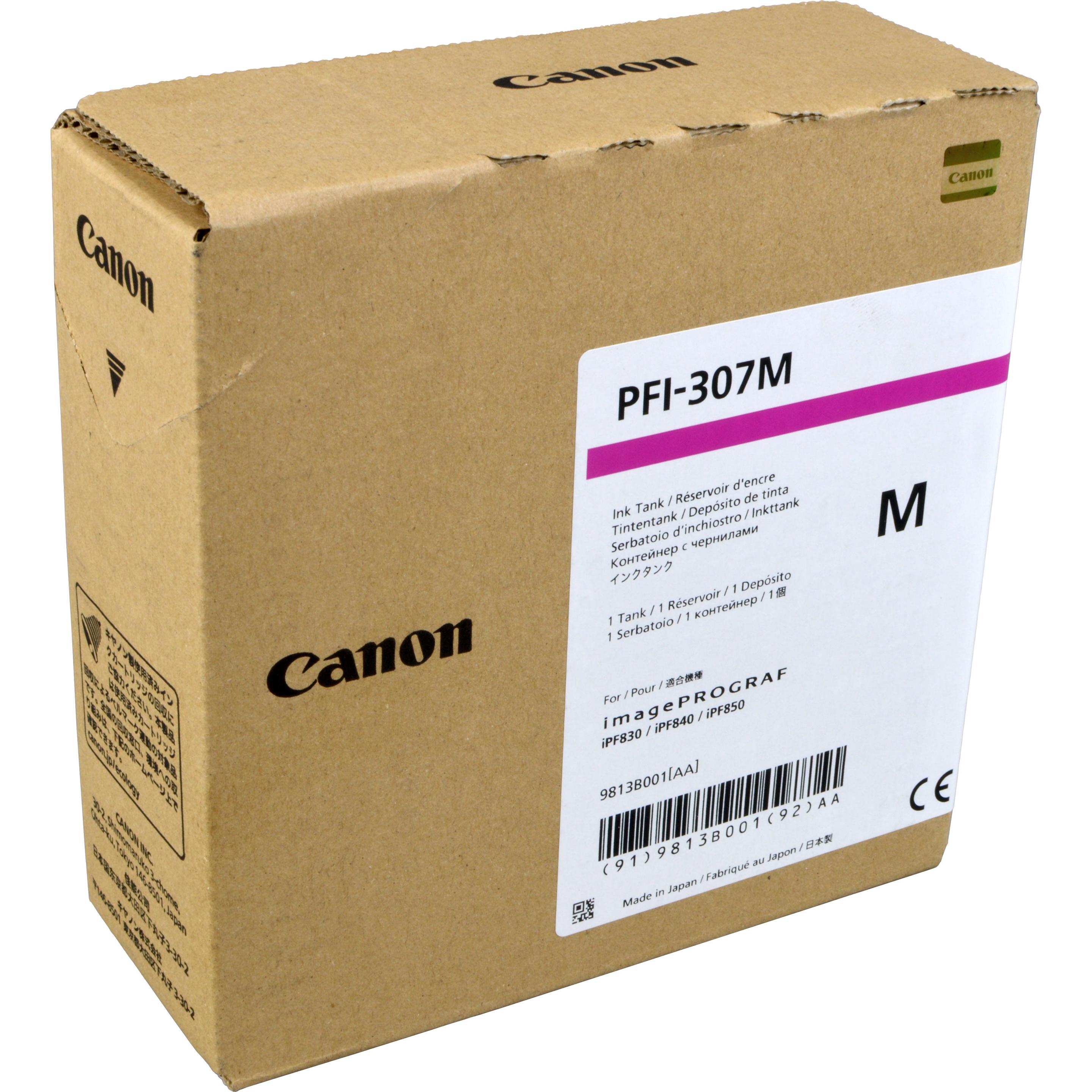 Thumbnail - Canon, Druckerpatrone, Tinte Large Format magenta Orig.Nr. PFI-307M (M)