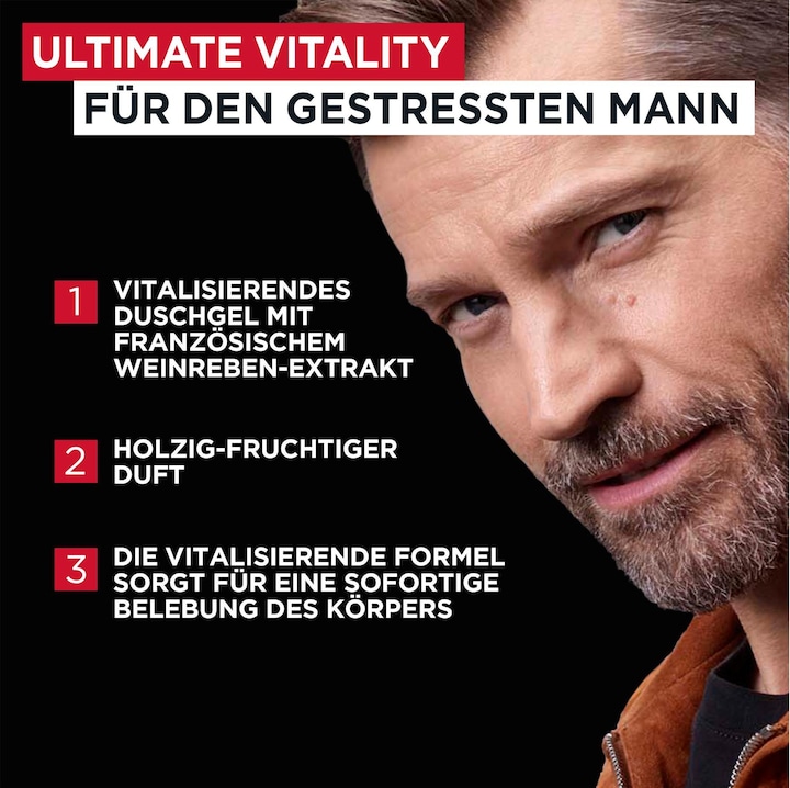 Actual product image L'Oréal Paris Men Expert Shower 250ml Ultimate Vitality (250 ml)