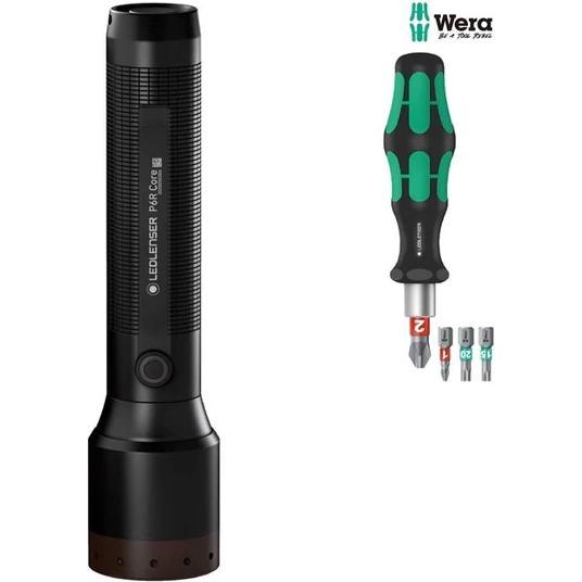 Ledlenser, Taschenlampe,  Aktionsartikel/Bundle Home Life P6RCoreWERAScrewdr