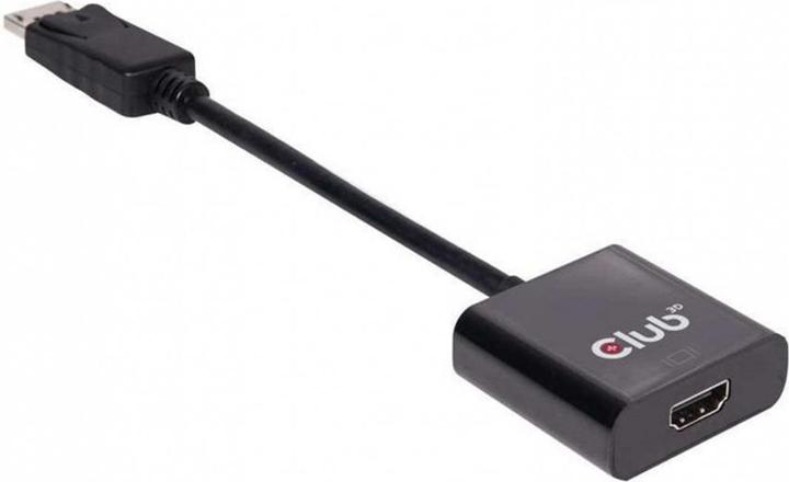 Actual product image Club 3D Adapter cable DP 1.2 to HDMI 2.0 (HDMI, 21 cm)