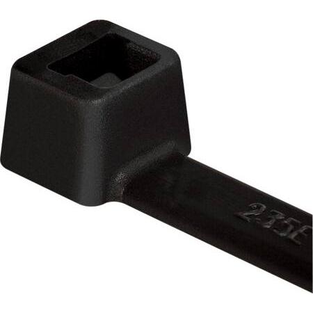 HellermannTyton, Kabelbinder, 138-00019 UB140A-B-PA66-BK Kabelbinder 140 mm Schwarz 100 St. (Kunststoffkabelbinder, 140 ...