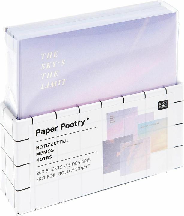 Produktbild Rico Design Notizzettel-Box The Sky is the Limit FS (90 x 90 mm)