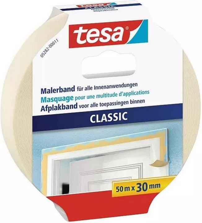 Actual product image tesa 4x CLASSIC masking tape (30 mm)