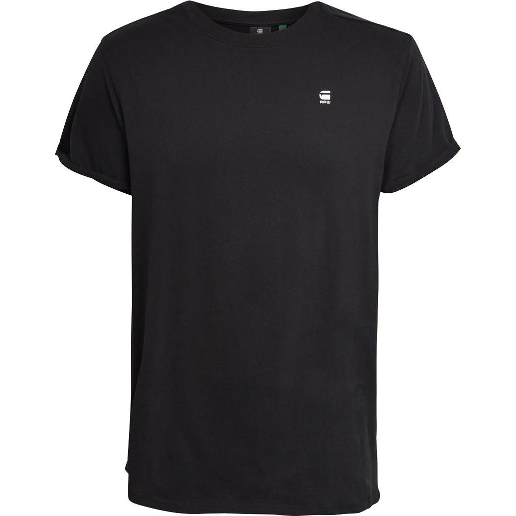 G-Star, Herren, Shirt, Crew Neck Lash T-Shirt Regular Fit Black, Schwarz, (M)