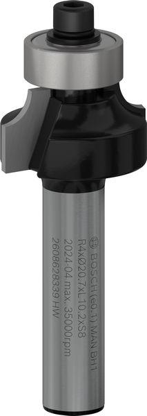 Actual product image Bosch Professional Zubehör Rounding cutter, 8 mm, R1 4 mm, L 10.5 mm, G 53 mm
