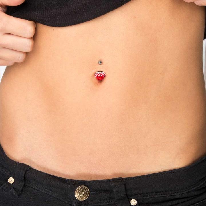 Produktbild Bijouteria Bauchpiercing (Chirurgenstahl 316L, Kristall)