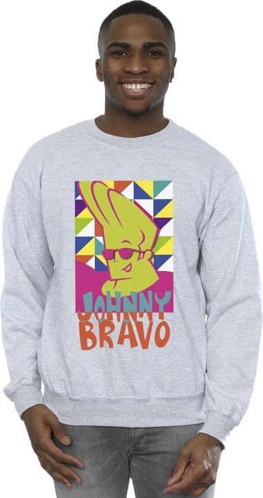 Image du produit Johnny Bravo - Sweat MULTI TRIANGLES POP ART - Homme (M)