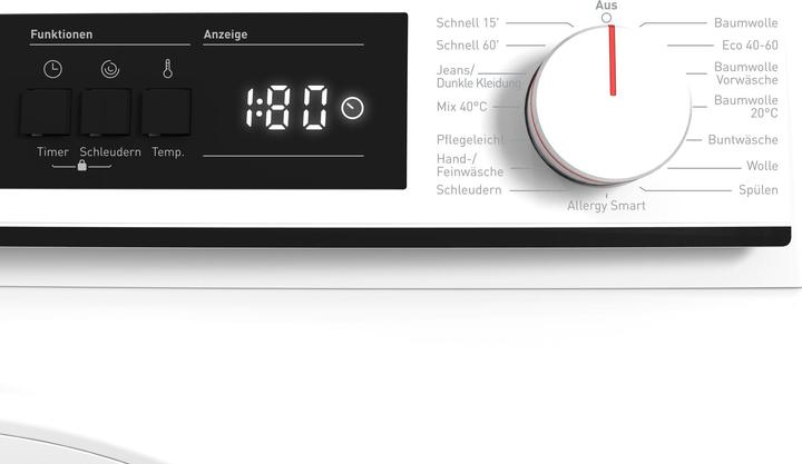 Produktbild Vestel Sharp Waschmaschine ES-NFA714WWNA-DE 7kg/1400Umin wh A (Speditionsversand) (7 kg, Links)