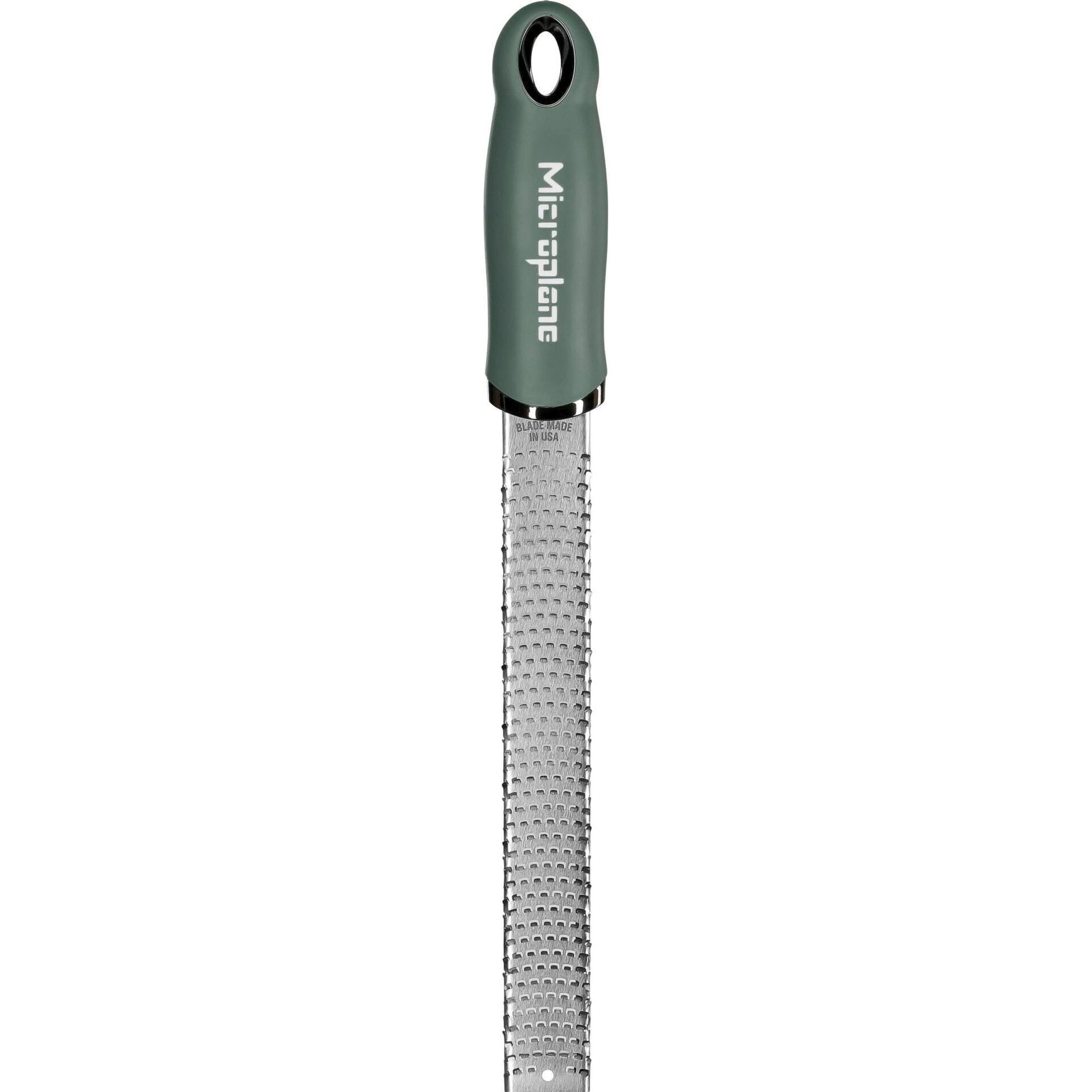 Microplane Premium Classic Zester Eukalyptus, Küchenreibe, Grün, Silber