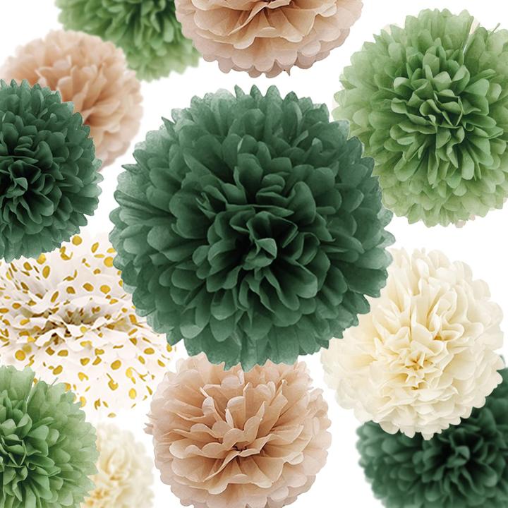 Produktbild I Am Creative Papier Pompon's Deko (15 Stück)