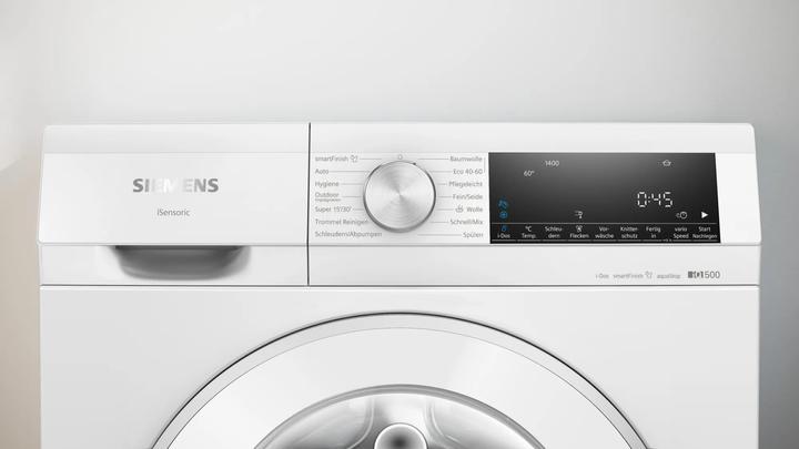 Actual product image Siemens WG44G2F1EM iQ500 Front-loading washing machine 9 kg 1400 rpm (9 kg, Left)