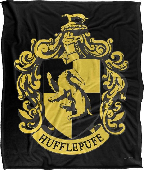 Produktbild Decke Hufflepuff Wappen (152 x 127 cm)