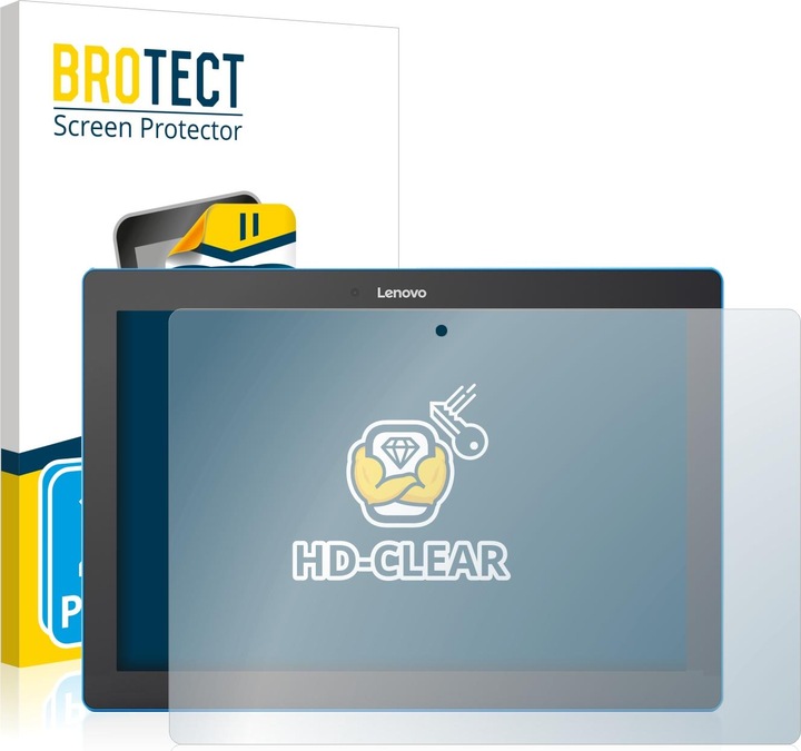 Produktbild BROTECT Schutzfolie Displayschutz Klar (2 Stück, Tab 10 TB-X103F)