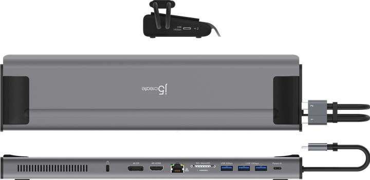 Produktbild j5Create JCD552 (USB-C, 12 Ports)