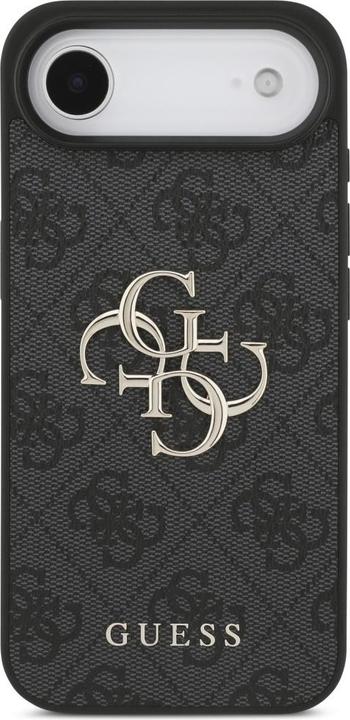 Produktbild Guess PU 4G Metal Logo Case für Apple iPhone 17 Air - black (Apple iPhone 17 Pro)