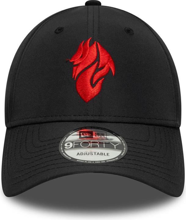 Actual product image New Era 9Forty Strapback Cap - Grime Ac Mailand Schwarz
