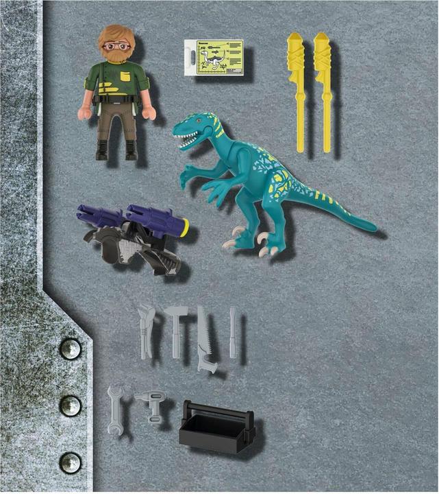 Produktbild Playmobil Uncle Rob: Aufrüstung zum Kampf (70629, Playmobil Dinos)