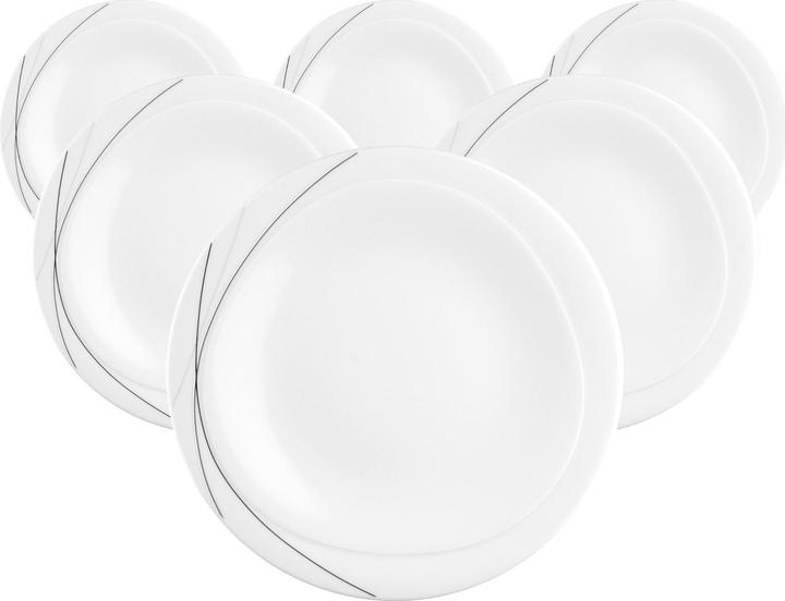 Seltmann Trio Highline Frühstücksteller (6 x, 23 cm)