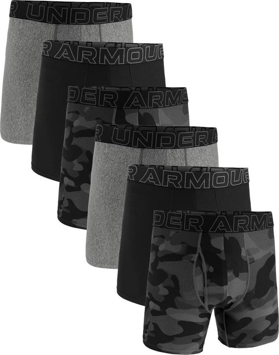 Actual product image Under Armour Boxershort Sportlich Figurbetont UA PERFORMANCE TECH - PRINT 6 IN 6PK (XL, pack of 6)
