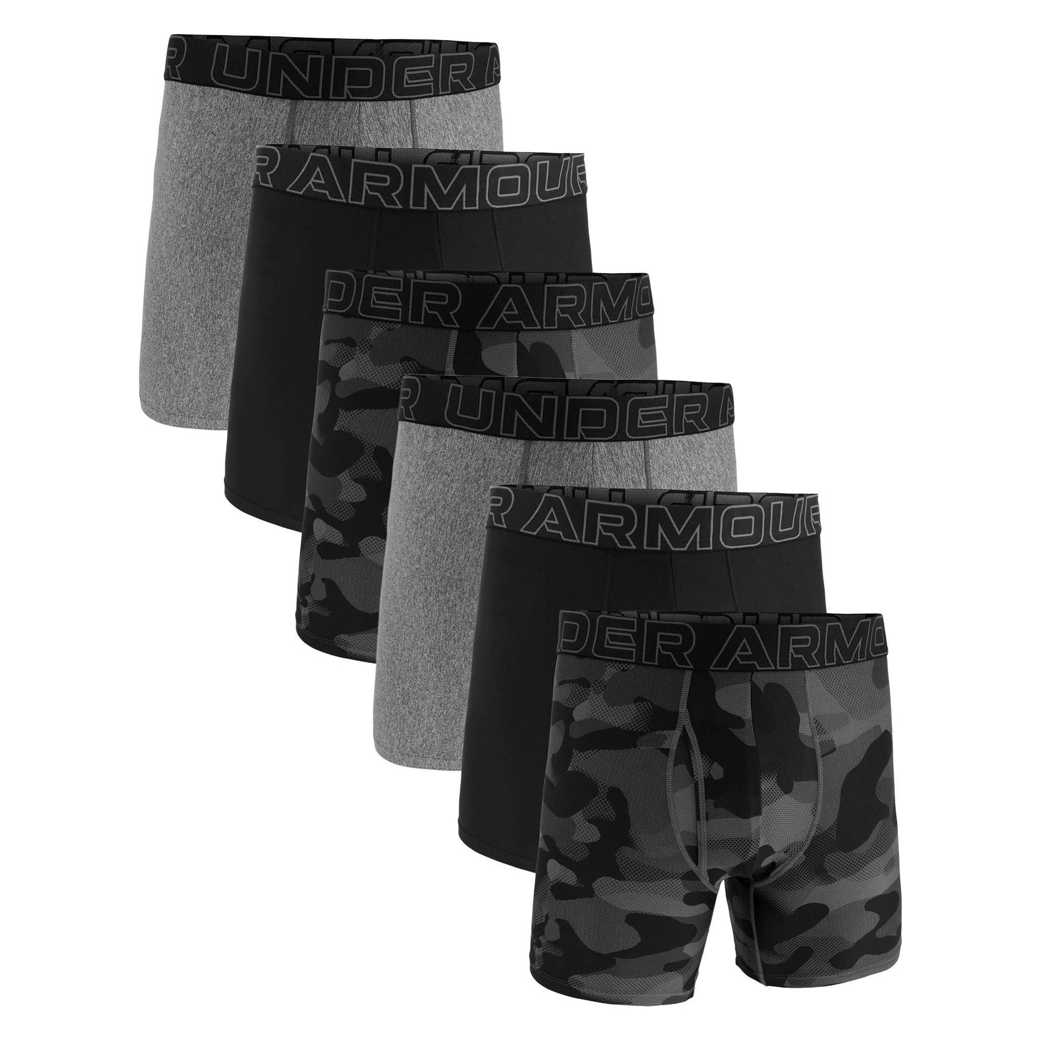 Under Armour, Herren, Unterhosen, Ua Performance Tech - Print 3 In 6pk, Mehrfarbig, (M, 6er Pack)