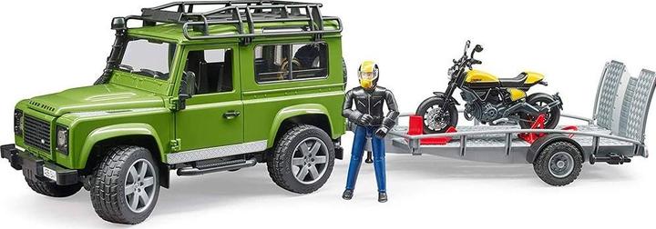 Image du produit Bruder Land Rover Defender avec remorque