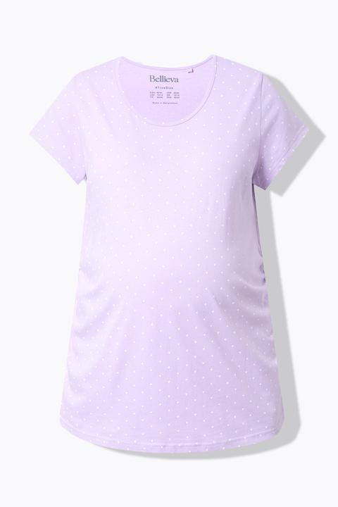 Produktbild Ulla Popken Bellieva-T-Shirts, 2er-Pack, Kurzarm, seitl. Raffung, GOTS (56)