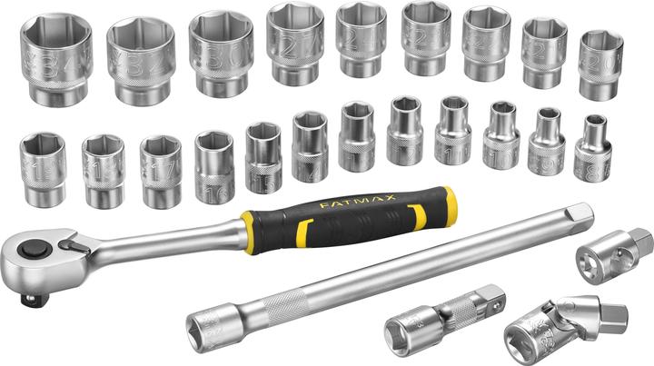 Actual product image Stanley Socket set STAK 1/2, 26 pieces (34 mm)