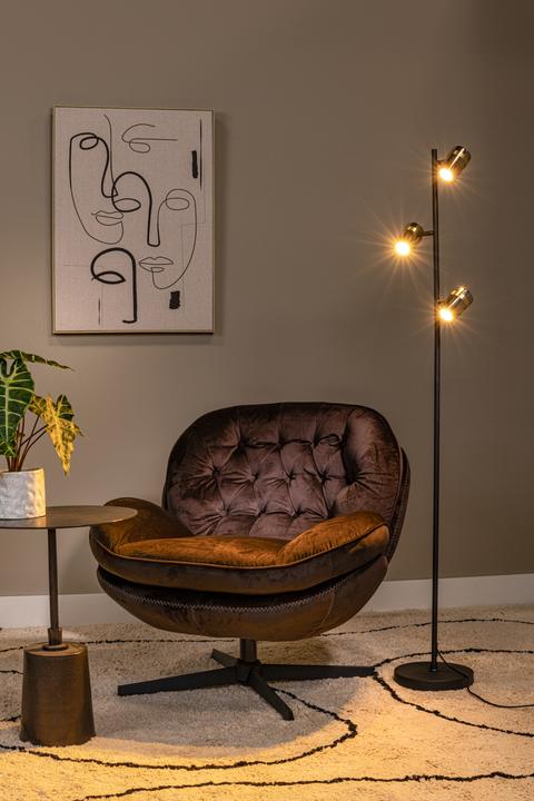 Produktbild Lucide UPTON GU10 Stehlampe 3-fach Modern Rauchfarbe 57700/03/65 (GU10)