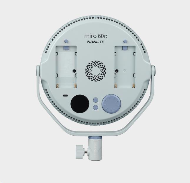 Productafbeelding Nanlite Miro 60C LED Full-Colour Round Panel Light (Mint Blue)