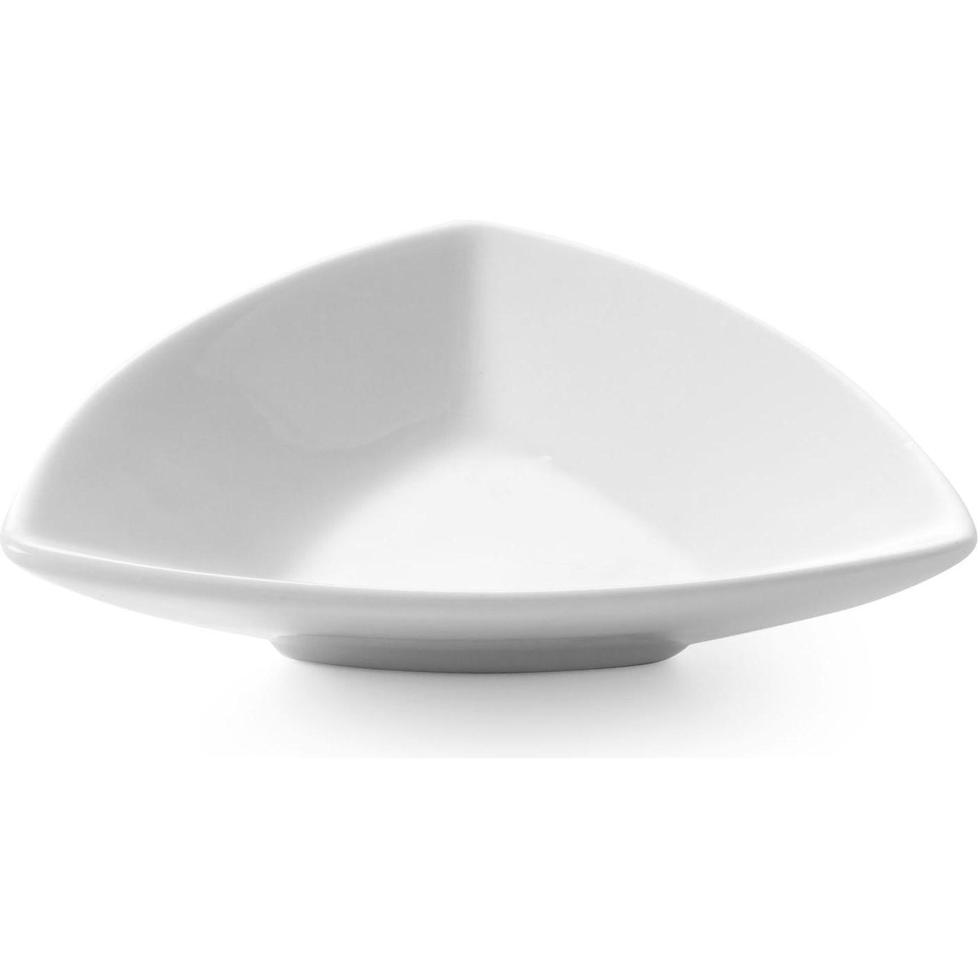 Hendi Tapasschälchen Triangolo, Teller, Weiss