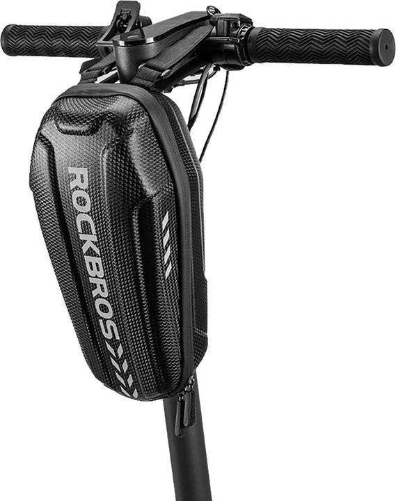 Rockbros B62-1 Fahrradtasche fr Lenker oder Rahmen 3 l - Schwarz (3 l,  Lenkertasche, Rahmentasche)