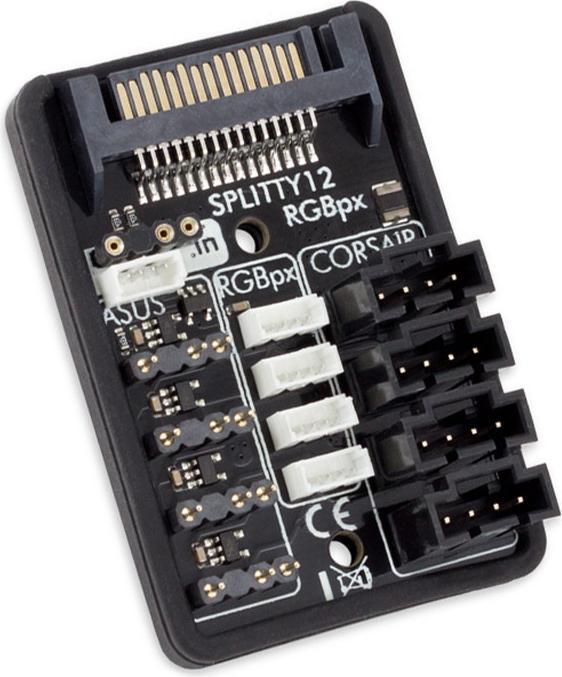 Image du produit Aqua Computer Hub RGBpx Splitty12 Active ARGB