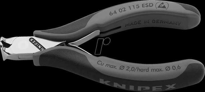 Actual product image Knipex Electronics End Cutting Nippers ESD (115 mm)