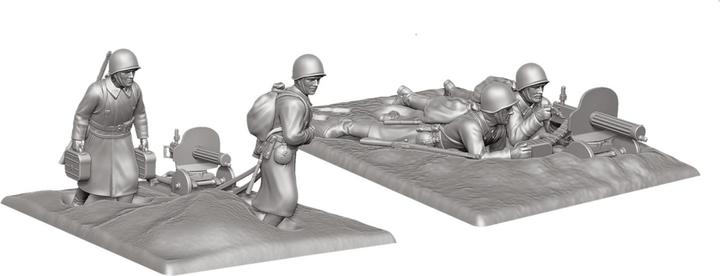 Produktbild Tamiya 1:72 Sov.Maschinengewehr m.Crew (Winter)