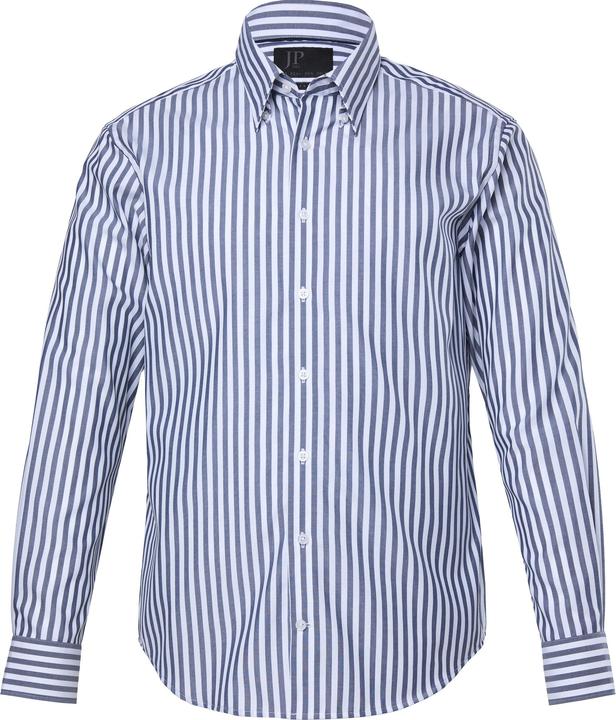 Image du produit JP1880 Streifenhemd, Business, Langarm, verdeckter Buttondown-Kragen, Easy Care, Modern Fit (6XL)