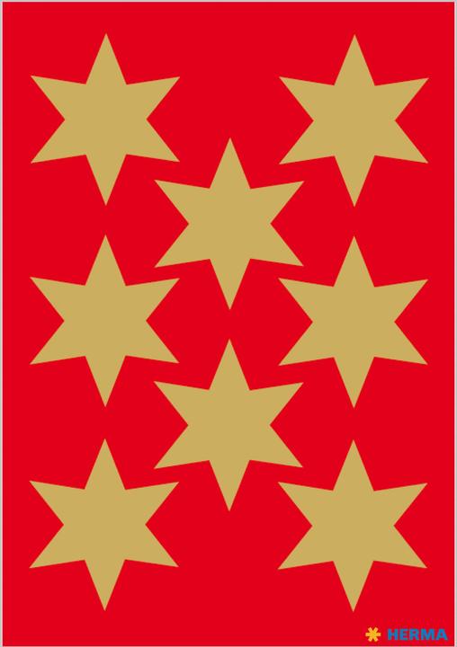 Produktbild HERMA Sticker Sterne (24 Sticker)