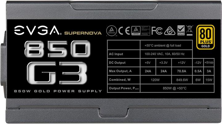 Produktbild EVGA SuperNOVA G3 Modular (850 W)