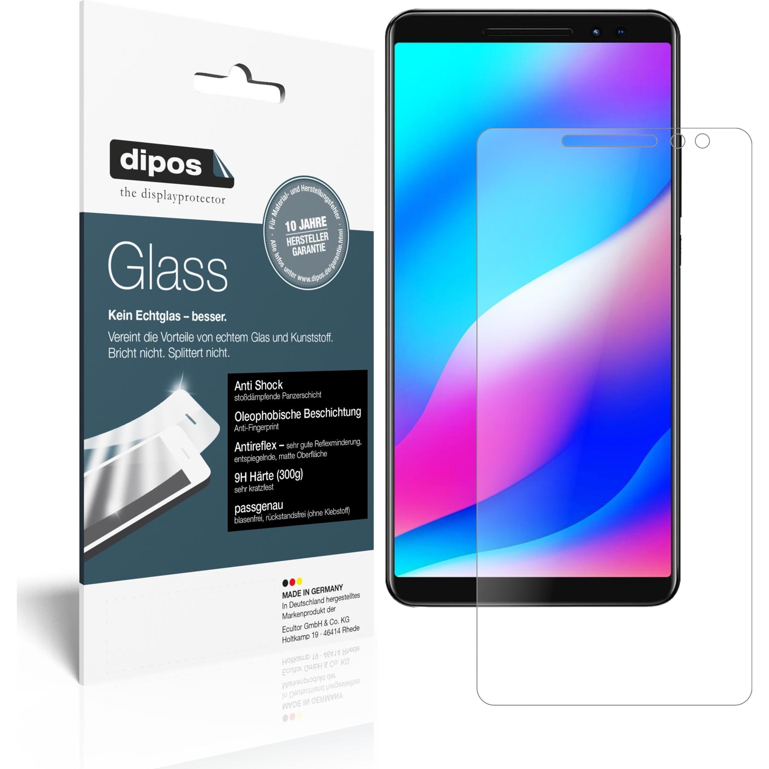 Dipos Displayschutz Anti-Shock (1 Stück, Blackview Max 1), Smartphone Schutzfolie, Transparent